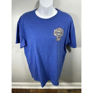 Men’s Daytona Biketoberfest 2018 Bike Week T Shirt, Large Blue New